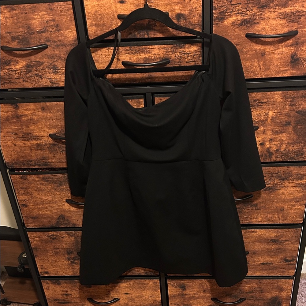 Hutch Black Long Sleeve Dress